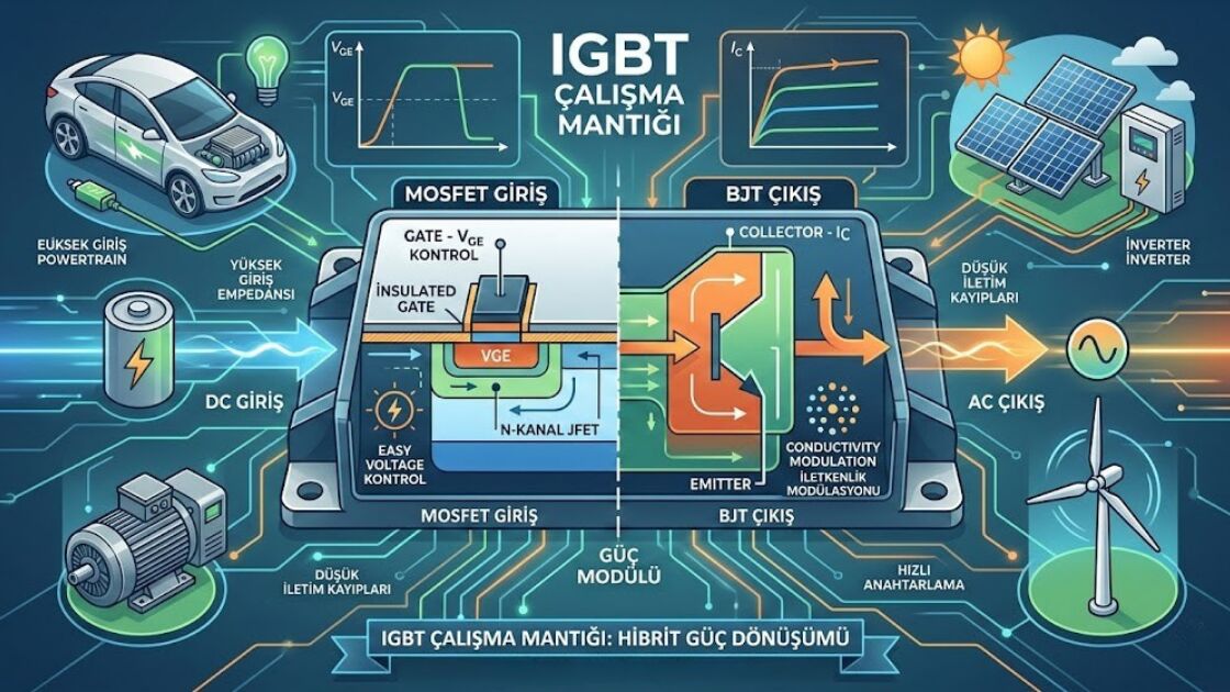 IGBT Nedir? (Yalıtılmış Kapılı Bipolar Transitör)