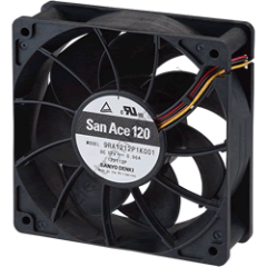 109R1248M1D01 48V 0,08Amper 3 Kablo 120x120x38 mm San Ace SANYO Fan