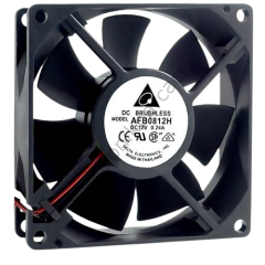 AFB0812H 80x80x25 8025 DELTA 12V 0.24A 2 KABLO