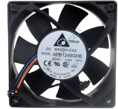 AFB1248GHE 120x120x25mm 48V 0.9A Delta DC Axial Fan