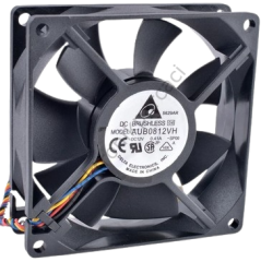 AUB0812VH 80x80x25 12V 0.41A Delta Fan