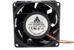 PFC0812DE 80x80x38mm 12V 1,86 DC Delta Fan