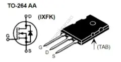 IXFN100N20 100A 200V IXYS Mosfet Modülü