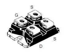 IXFN130N30 130A 300V IXYS Mosfet Modülü