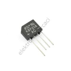 KBP206 2A 600V K. Diyot 500 Adet