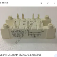 SKD 83/18E 80A 1600V Semikron Köprü Diyot Modül