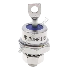 70 Amper Vidalı Diyot Thyrex 70A 1200V VİDALI DİYOT (70HF120)